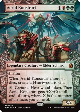 Aerid Konstrari (Showcase) (0347) (FRA-347) - Reality Fracture - Magic The Gathering