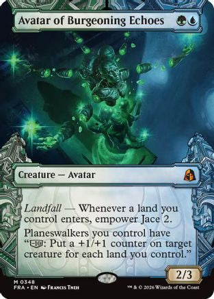 Avatar of Burgeoning Echoes (Showcase) (0348) (FRA-348) - Reality Fracture - Magic The Gathering