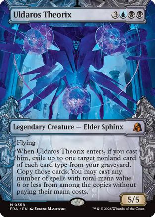 Uldaros Theorix (Showcase) (0358) (FRA-358) - Reality Fracture - Magic The Gathering