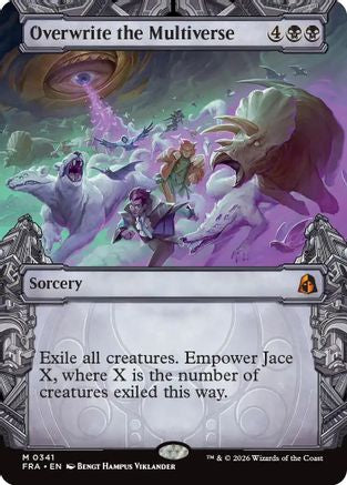 FOIL Overwrite the Multiverse (Showcase) (FRA-341) - Reality Fracture - Magic The Gathering