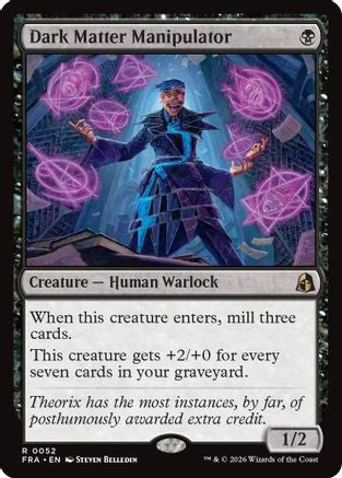 FOIL Dark Matter Manipulator (FRA-052) - Reality Fracture - Magic The Gathering