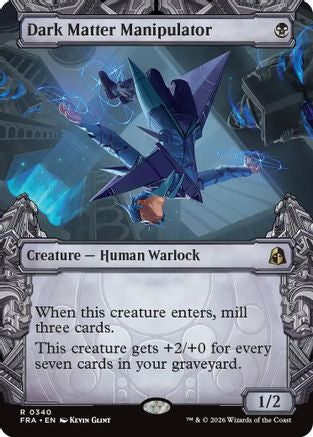 Dark Matter Manipulator (Showcase) (FRA-340) - Reality Fracture - Magic The Gathering