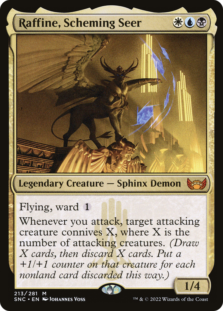 FOIL Raffine, Scheming Seer (SNC-213) - Streets of New Capenna - Magic The Gathering