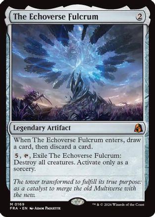 FOIL The Echoverse Fulcrum (FRA-169) - Reality Fracture - Magic The Gathering