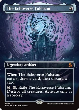 The Echoverse Fulcrum (Borderless) (FRA-378) - Reality Fracture - Magic The Gathering