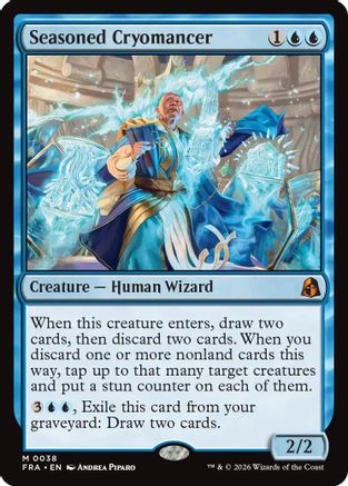 FOIL Seasoned Cryomancer (FRA-038) - Reality Fracture - Magic The Gathering