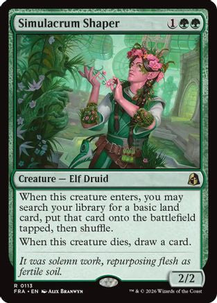 Simulacrum Shaper (FRA-113) - Reality Fracture - Magic The Gathering