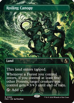 Roiling Canopy (Borderless) (FRA-380) - Reality Fracture - Magic The Gathering