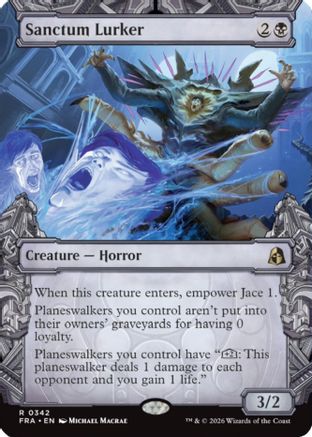 FOIL Sanctum Lurker (Showcase) (FRA-342) - Reality Fracture - Magic The Gathering