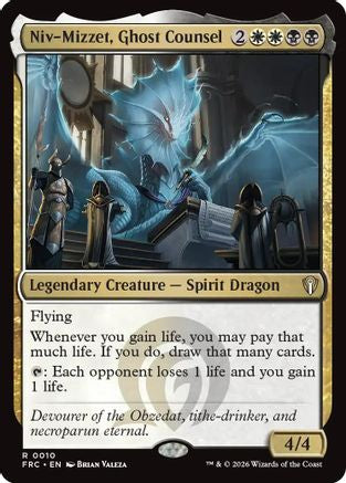 Niv-Mizzet, Ghost Counsel (FRC-010) - Commander: Reality Fracture - Magic The Gathering