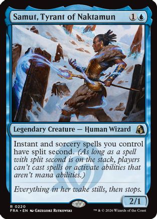 FOIL Samut, Tyrant of Naktamun (FRA-220) - Reality Fracture - Magic The Gathering