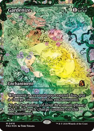 FOIL Gardenize (Showcase) (Fracture Foil) (0416) (FRA-416) - Reality Fracture - Magic The Gathering