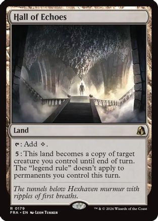 FOIL Hall of Echoes (FRA-179) - Reality Fracture - Magic The Gathering
