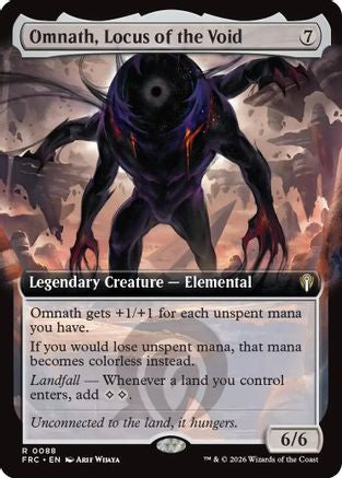 Omnath, Locus of the Void (Extended Art) (FRC-088) - Commander: Reality Fracture - Magic The Gathering