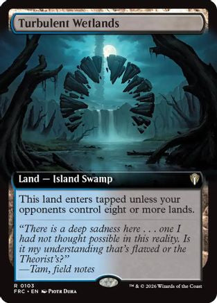Turbulent Wetlands (Extended Art) (FRC-103) - Commander: Reality Fracture - Magic The Gathering