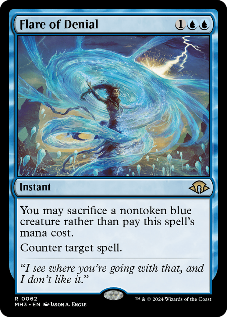 Flare of Denial (MH3-062) - Modern Horizons 3 - Magic The Gathering