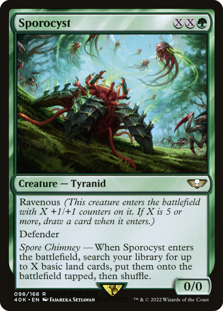 Sporocyst (40K-098) - Warhammer 40,000 Commander - Magic The Gathering