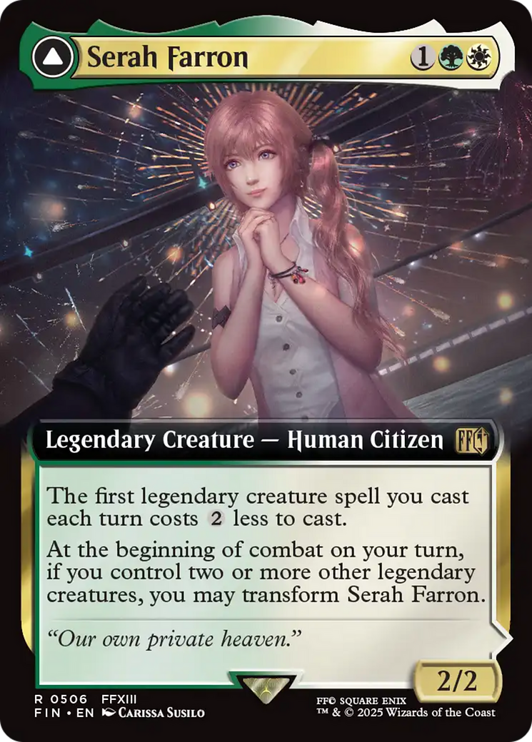 Serah Farron // Crystallized Serah (FIN-506) - FINAL FANTASY - Magic The Gathering