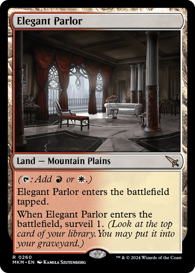 FOIL Elegant Parlor (MKM-260) - Murders at Karlov Manor - Magic The Gathering