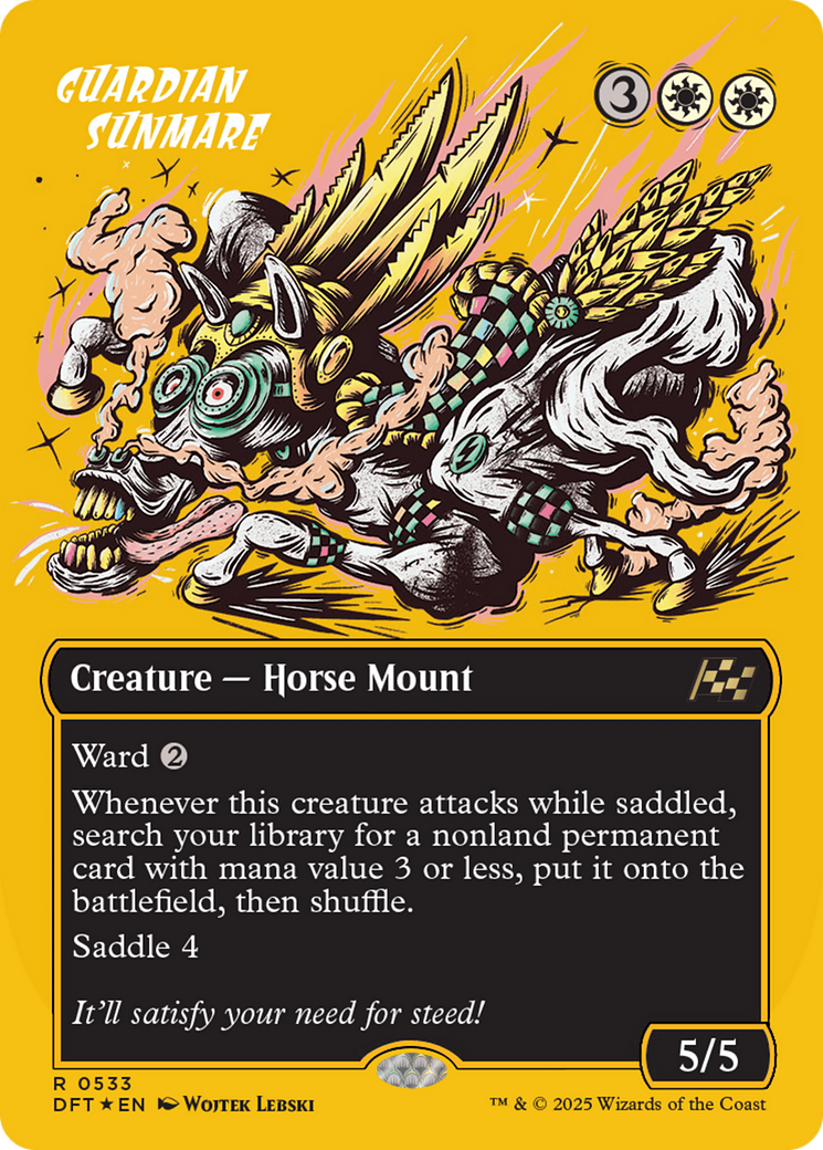 FOIL Guardian Sunmare (DFT-533) - Aetherdrift - Magic The Gathering