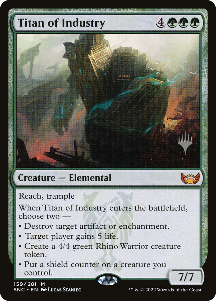 FOIL Titan of Industry (PPSNC-159P) - Streets of New Capenna Promos - Magic The Gathering