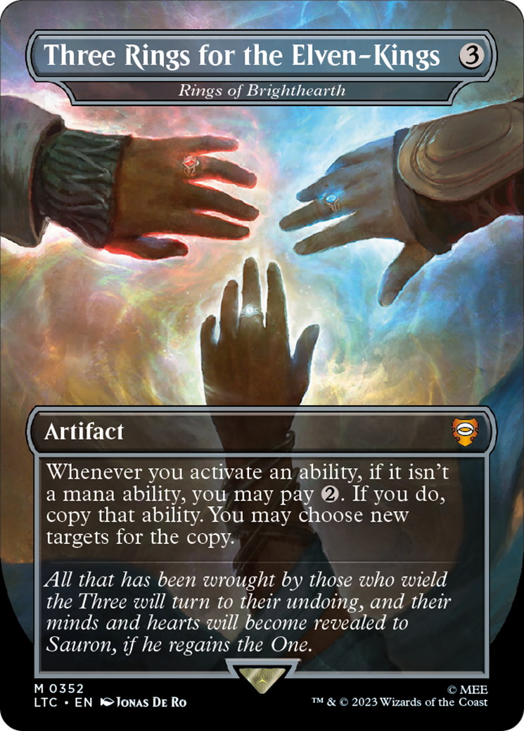 Three Rings for the Elven-Kings - Rings of Brighthearth (LTC-352) - Tales of Middle-earth Commander - Magic The Gathering