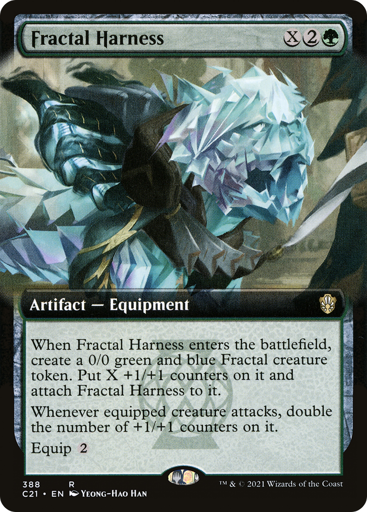 Fractal Harness (Extended Art) (C21-388) - Commander 2021 - Magic The Gathering