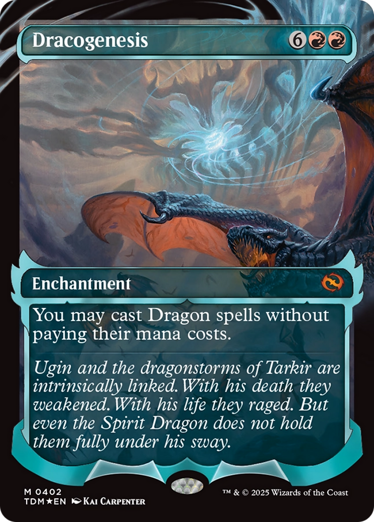 FOIL Dracogenesis (TDM-402) - Tarkir: Dragonstorm - Magic The Gathering