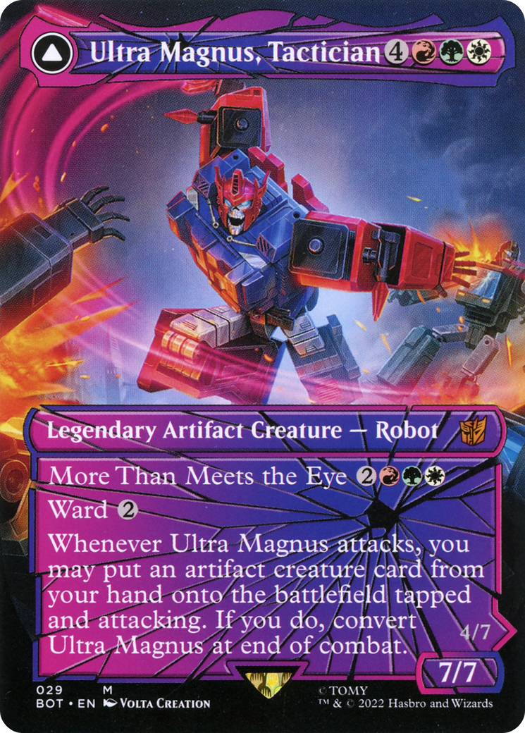 Ultra Magnus, Tactician (Shattered Glass) (BOT-029) - Transformers - Magic The Gathering