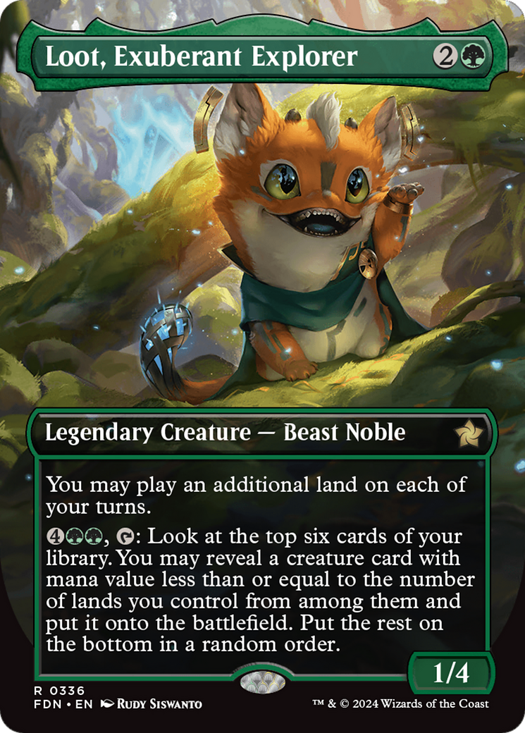 Loot, Exuberant Explorer (FDN-336) - Foundations - Magic The Gathering