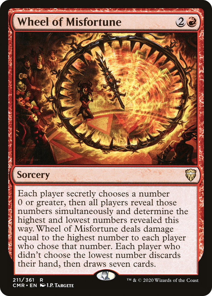 FOIL Wheel of Misfortune (CMR-211) - Commander Legends - Magic The Gathering