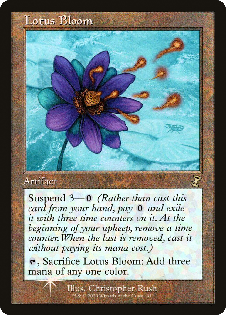 FOIL Lotus Bloom (LARP-411) - Time Spiral Remastered - Magic The Gathering