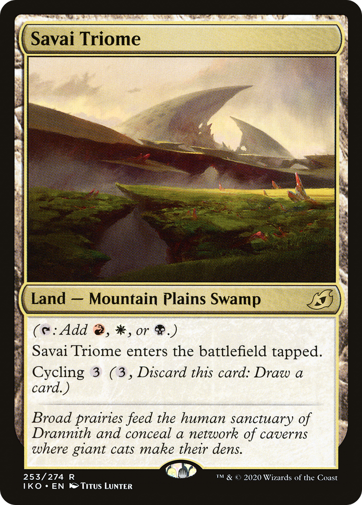 FOIL Savai Triome (IKO-253) - Ikoria: Lair of Behemoths - Magic The Gathering