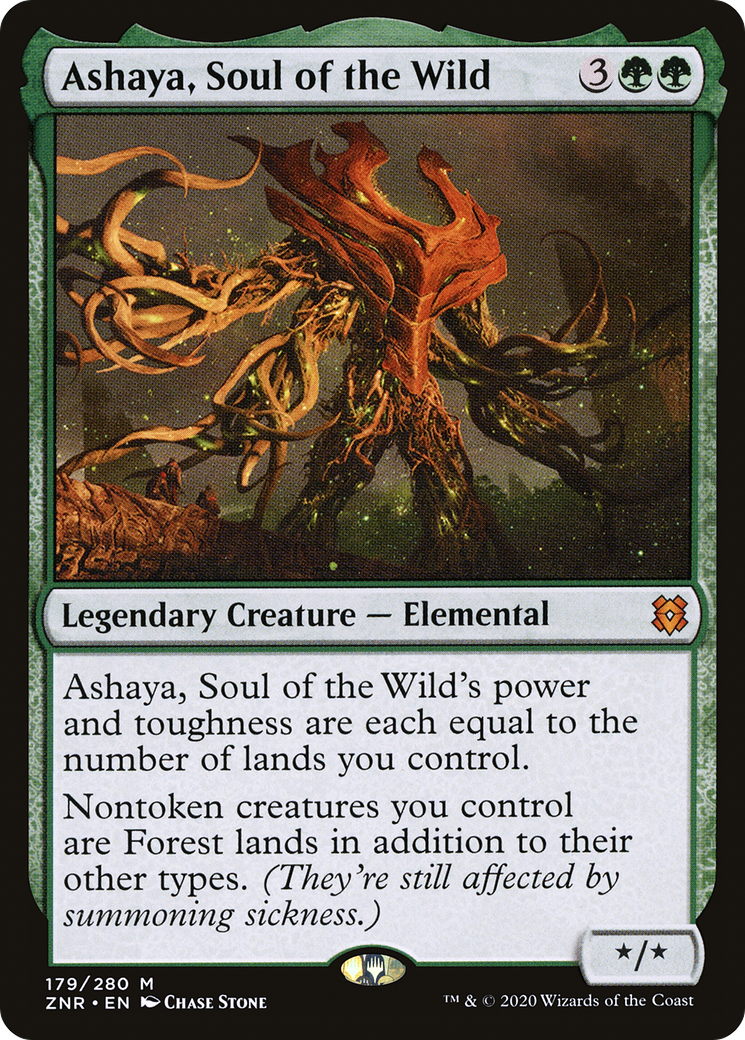 Ashaya, Soul of the Wild (ZNR-179) - Zendikar Rising - Magic The Gathering