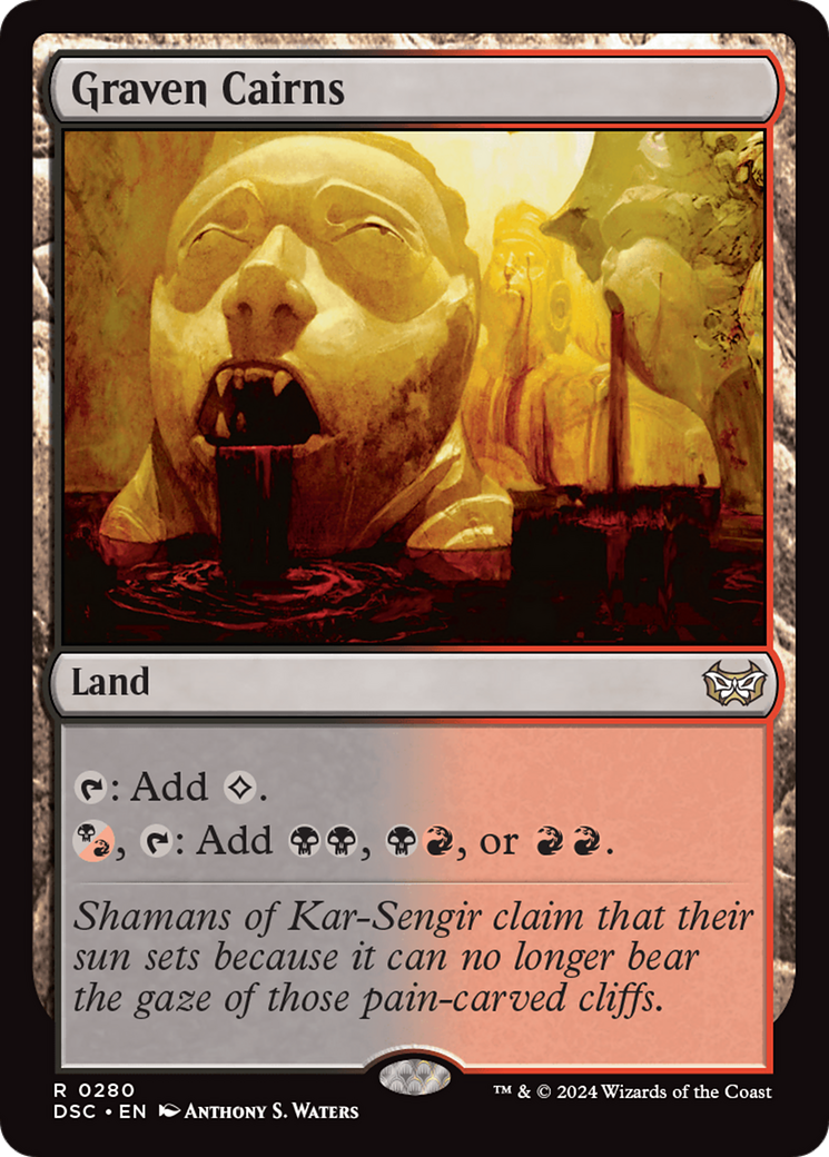 Graven Cairns (DSC-280) - Duskmourn: House of Horror Commander - Magic The Gathering