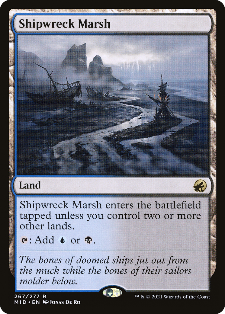 Shipwreck Marsh (MID-267) - Innistrad: Midnight Hunt - Magic The Gathering