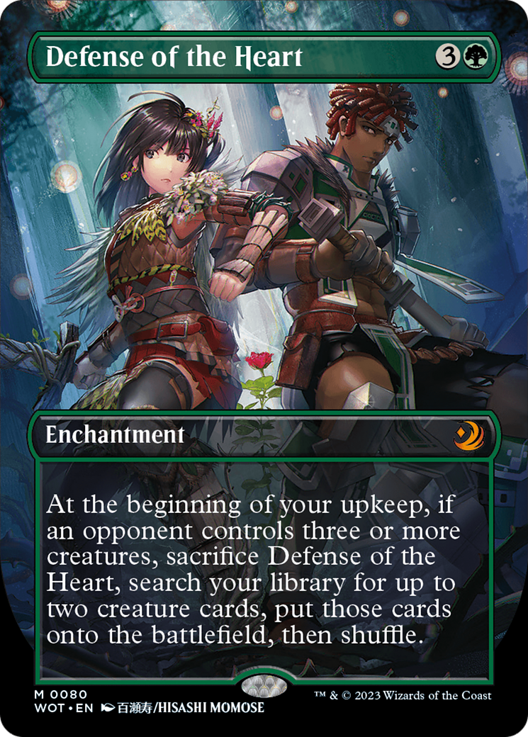 Defense of the Heart (Anime Borderless) (WOT-080) - Wilds of Eldraine: Enchanting Tales - Magic The Gathering