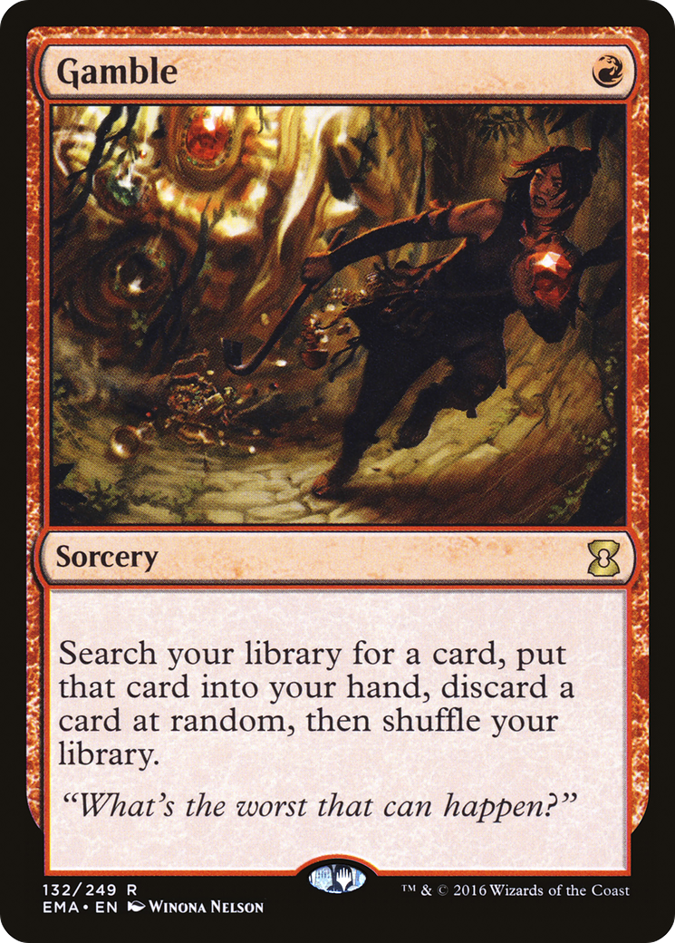 FOIL Gamble (EMA-132) - Eternal Masters - Magic The Gathering