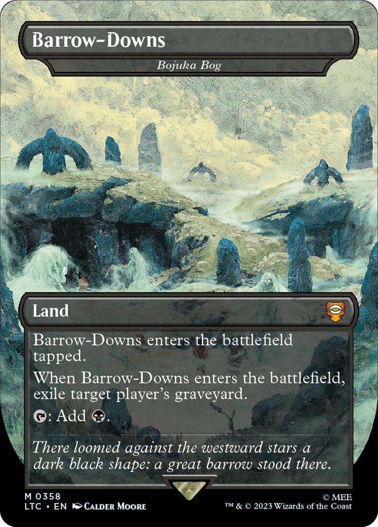 FOIL Barrow-Downs - Bojuka Bog (LTC-358) - Tales of Middle-earth Commander - Magic The Gathering