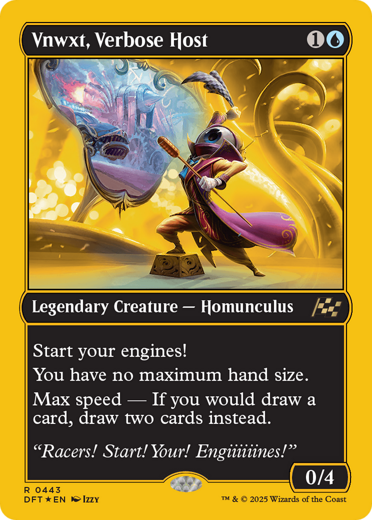 FOIL Vnwxt, Verbose Host (DFT-443) - Aetherdrift - Magic The Gathering