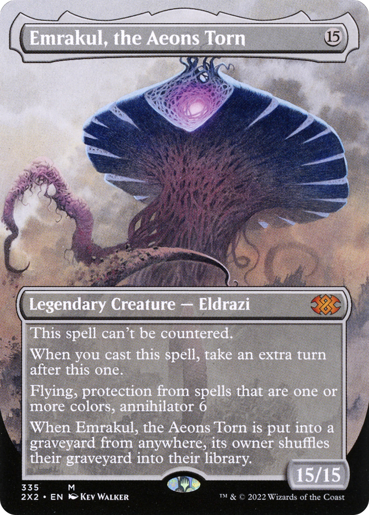 Emrakul, the Aeons Torn (Borderless) (2X2-335) - Double Masters 2022 - Magic The Gathering