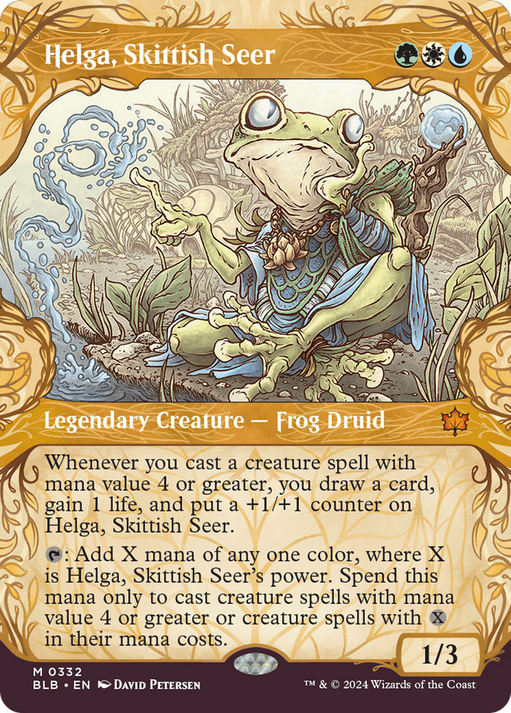 Helga, Skittish Seer (BLB-332) - Bloomburrow - Magic The Gathering