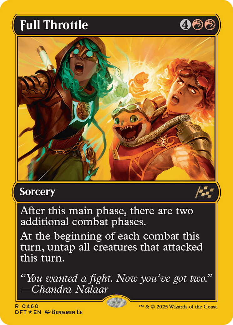 FOIL Full Throttle (DFT-460) - Aetherdrift - Magic The Gathering