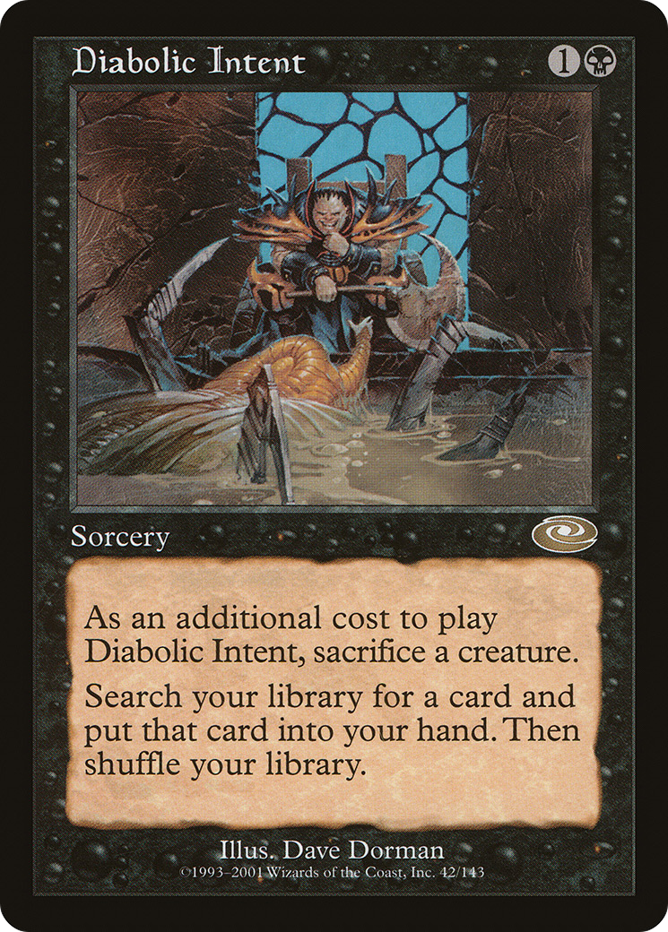 FOIL Diabolic Intent (PLS-042) - Planeshift - Magic The Gathering