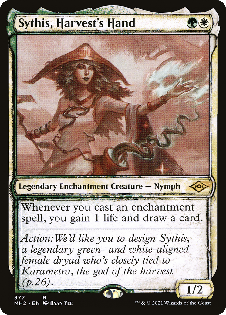 FOIL Sythis, Harvest's Hand (Showcase) (MH2-377) - Modern Horizons 2 - Magic The Gathering
