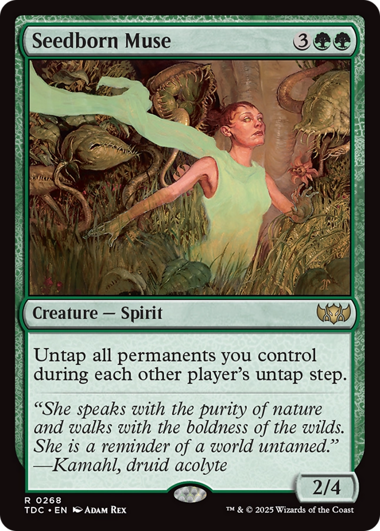 Seedborn Muse (TDC-268) - Commander: Tarkir: Dragonstorm - Magic The Gathering