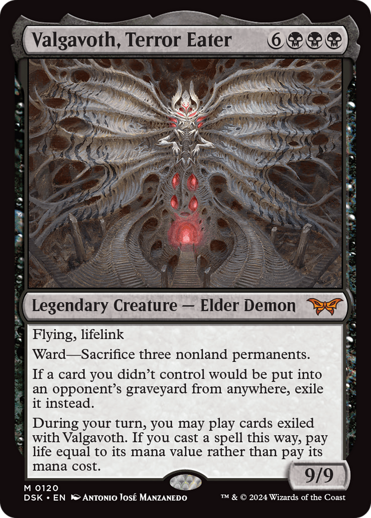 Valgavoth, Terror Eater (DSK-120) - Duskmourn: House of Horror - Magic The Gathering