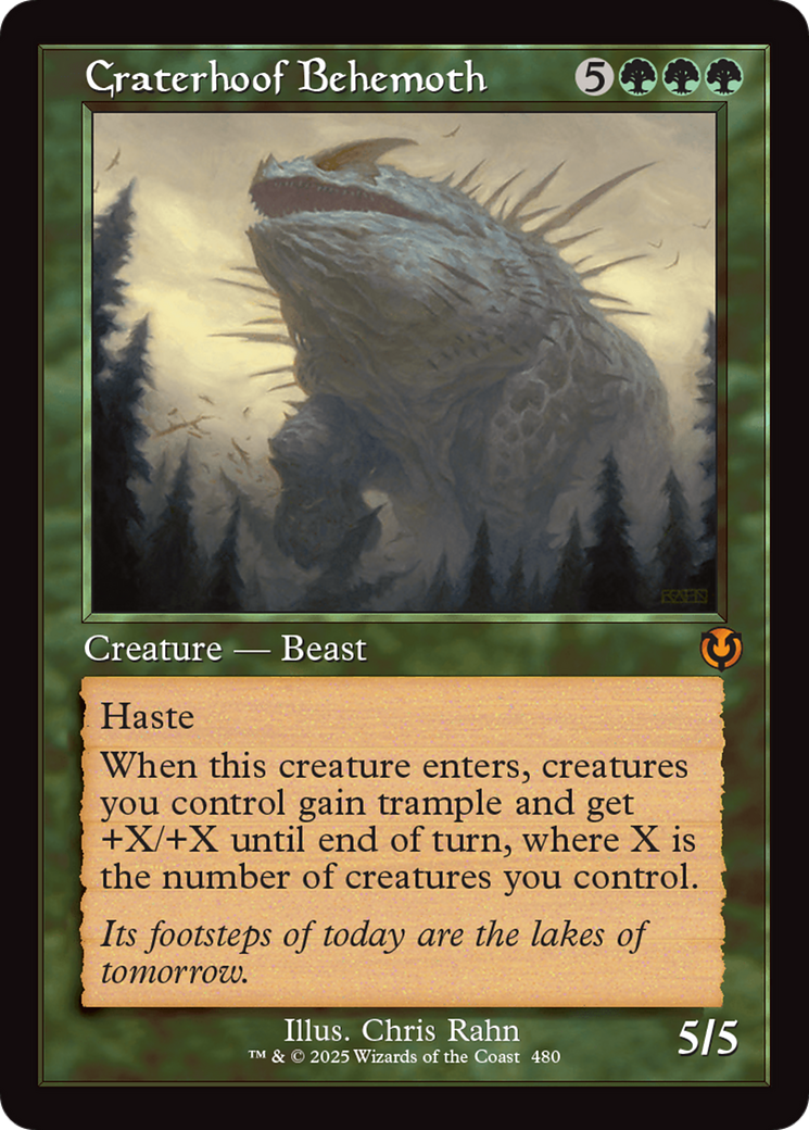 Craterhoof Behemoth (INR-480) - Innistrad Remastered - Magic The Gathering
