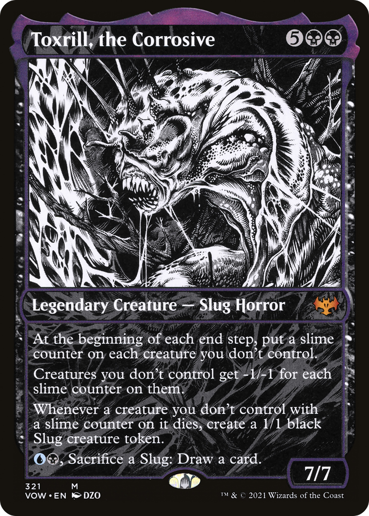 FOIL Toxrill, the Corrosive (Showcase) (VOW-321) - Innistrad: Crimson Vow - Magic The Gathering