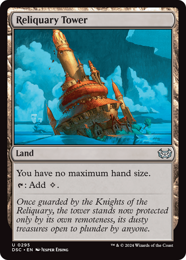 Reliquary Tower (DSC-295) - Duskmourn: House of Horror Commander - Magic The Gathering